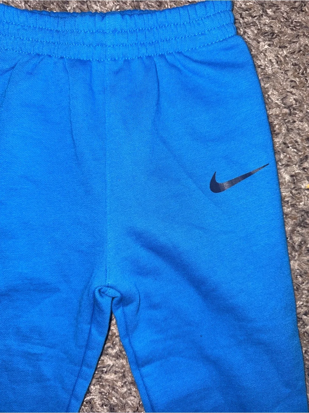 Nike Boys Long-Sleeve Navy Top with Bright Blue Jogger Pants